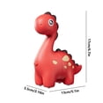 thumbnail image 2 of Bwiyojiz Simulation Jouet Jouets Étirement Inertiel Long Cou Dinosaure Parent, Cadeaux pour la Maison, Rouge, 2 of 3