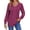 2 Purple, variant on Long Sleeve Shirts for Women Fall Tops Dressy Casual Blouses Pleated V Neck Tunic Tops