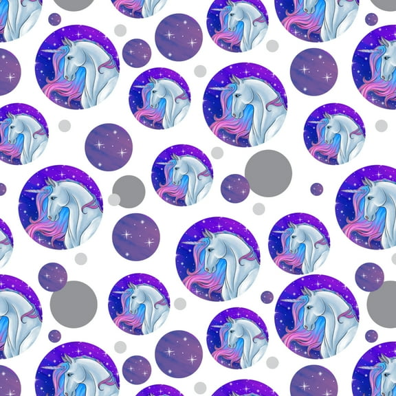 Majestic Unicorn Pink Purple Blue Premium Gift Wrap Wrapping Paper Roll
