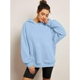 thumbnail image 3 of Womens Oversized Sweatshirts Pullover Hoodies Fleece Sweaters Long Sleeve With Pockets Winter Fall Outfits Y2k Clothes, 3 of 7