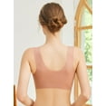 thumbnail image 4 of Super Soft & Comfortable Front Close Bra, Elegant Lace Wireless Push Up Bra, Women's Lingerie & Underwear, 4 of 9