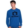 thumbnail image 5 of Oh Snap Camera Snapshot Cute Hobby Long Sleeve TShirt Men Women Brisco Brands M, 5 of 6