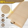 thumbnail image 6 of Outdoor Roller Shade 6' W x 8' H Fabric Blind Cordless Roll Up Shade, Operation Exterior Roller Shade Cloth for Patio Porch Gazebo, Beige, 6 of 8