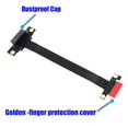 thumbnail image 3 of Cable de Extensión PCIE PCI Riser PCI-e Express Riser Card PCIE X1 para Placa Base Cable Adaptador Convertidor Extensor de 20 cm, 3 of 5