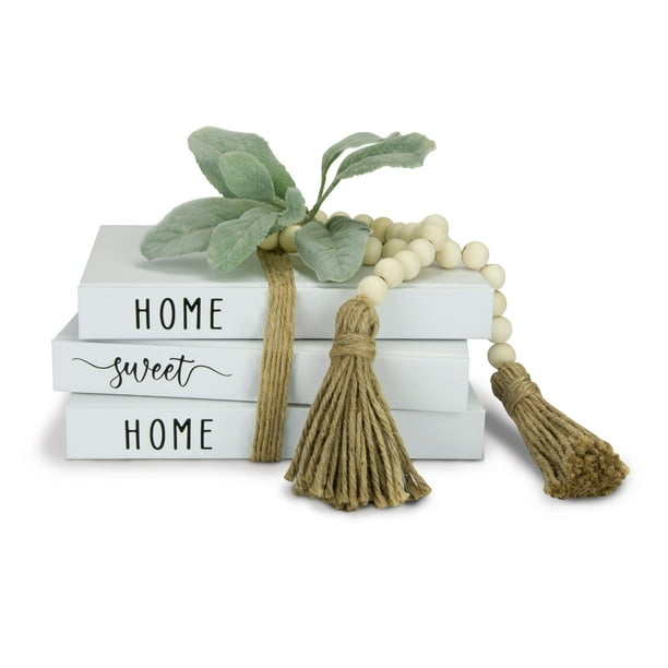 Set de libros decorativos TenXVI Designs White Farmhouse Style