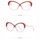 thumbnail image 2 of Gafas de espejo planas con degradado azul claro y 8 personalidades para mujer, 2 of 2