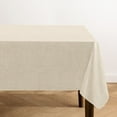thumbnail image 2 of Elrene Monterey Linen Texture Vinyl Indoor/Outdoor Tablecloth 70" Round - Blue, 2 of 5
