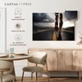 thumbnail image 4 of Elephant Stock Athlete Running Wall Art - Horizontal Canvas Wall Art - Living Room Wall Decor - Sports Canvas - Gray And Beige Decor - 12" x 8", 4 of 4
