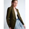 thumbnail image 5 of Scoop Women’s and Women's Plus Linen Blend Blazer, Sizes XS-4X, 5 of 6
