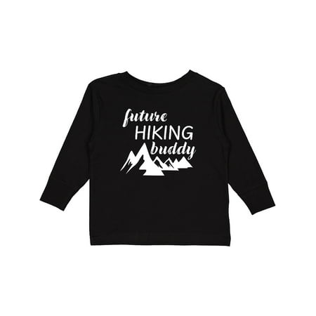 

Inktastic Future Hiking Buddy Boys or Girls Long Sleeve Toddler T-Shirt
