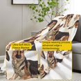thumbnail image 3 of German Shepherd Blanket, Dog-Themed Fleece Throw with German Shepherd Design, Soft Cozy Lightweight Blanket, for Dog Lovers, 60x80 in,Decor, 3 of 6