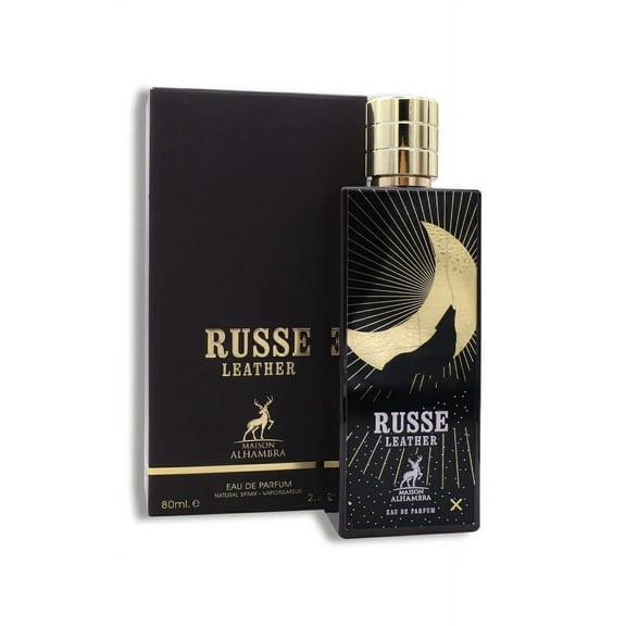 Russe Leather by Maison Alhambra for Unisex - 2.72 oz EDP Spray