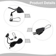 thumbnail image 4 of Mosiee 1/8In 2M Stable Fix Tent Camping Rope Canopy Parachute Rope Fixed Buckle Pulley, 4 of 9