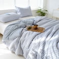 thumbnail image 6 of HOARBOEG Cottons Summer Quilt Lightweight - Twin Size Thin Bedspread for Cool Sleep, All Season Machine Washable Cooler Blankets, 6 of 6