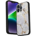thumbnail image 1 of Marble-218 Phone Case, Degined for iPhone 14 Pro Case Men Women, Flexible Silicone Shockproof Case for iPhone 14 Pro, 1 of 1