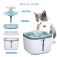 thumbnail image 3 of Filter for Automatic Cat Water Fountain Electric Pet Drinker Bowl Dispenser Accessories 2PCS, 3 of 8