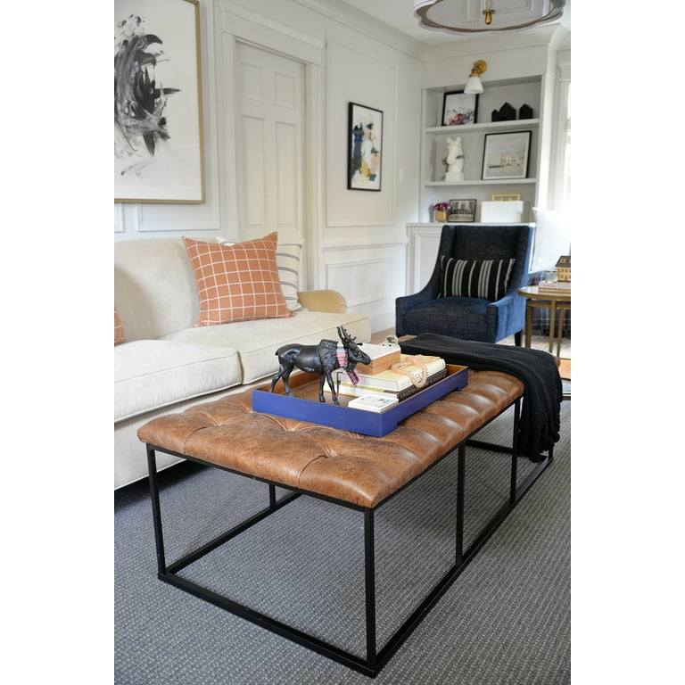 Homepop draper 58 large ottoman discount