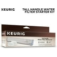 Keurig Tall Handle Water Filter Starter Kit, Comes with Handle and 2 Replacement Water Filters