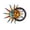 C, variant on Colorful Sun Face Metal Wall Art Decor,Iron Wall Hanging Ornament,Waterproof Outdoor Sculpture for Yard,Patio,Fence,Living Room,Balcony,Home Decor