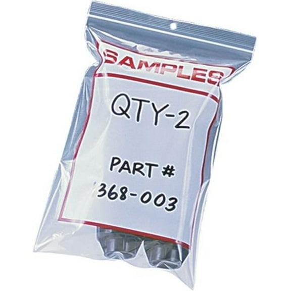 International Plastics CZS40609 6 x 9 in. ClearZip Samples Bag, 0.004 Gauge - Case of 1000