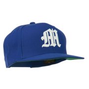 Old English 3D M Embroidered Cap - Royal OSFM