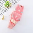 thumbnail image 2 of Ecqkame Kids Cute Rabbit Graphic Fleece Pant Winter Toddler Childrens Loungwear Elastic Waist Full Length Pants For Boys Girls Pink 5 Years, 2 of 3