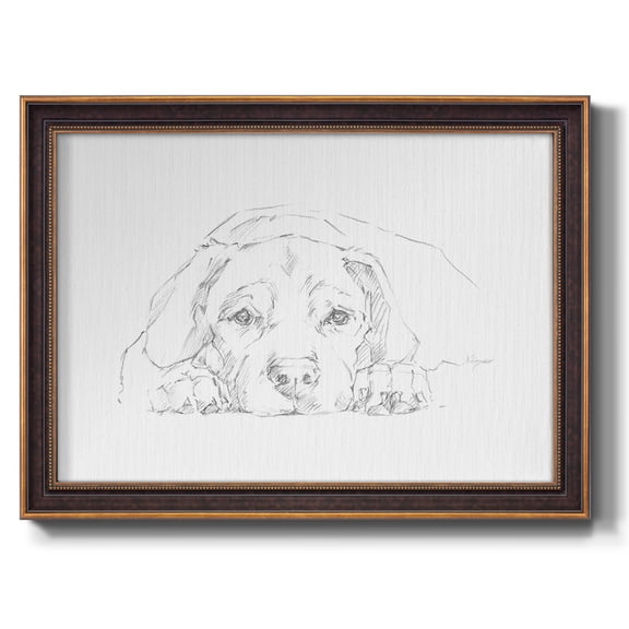 Lazy Dog III Premium Framed Canvas- Ready to Hang