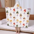 thumbnail image 5 of Ballet Princess Girls Pattern Hooded Bath Towel，50"x30" for Ages 3 To 12 Kids, Quick Dry Lightweight Soft Microfiber Hood Beach Towel Cover Up for Kids, 5 of 7