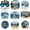 Alaska-9 PCs, variant on GBBG New Year Cruise Magnets - 14 Pcs Hello 2026 Gold Black Ship Door Decorations Magnetic Stickers Funny Personalized Cabin Anchor Stateroom Decals for Party Decor Car Fridge Accessories Gifts