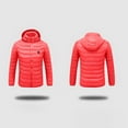 thumbnail image 5 of Dovford Hooded Puffer Jacket for Men - Water Resistant Bubble Coat for Men | Puffy Alternative Down Jacket 2024, 5 of 7