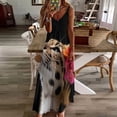 thumbnail image 4 of Cute Ocelot Tropical Flower Crown Sleeveless Dress Women's Evening Dress Womans Clothing, 4 of 9