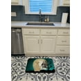 thumbnail image 3 of Carolines Treasures BB2245RUG Halloween Scary Yellow Labrador Machine Washable Memory Foam Mat, 3 of 4