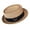 Multicolor Khaki black placket, variant on Straw Beach Hat Straw Fedora Hat Straw British Style Boater Hat Panama Hat