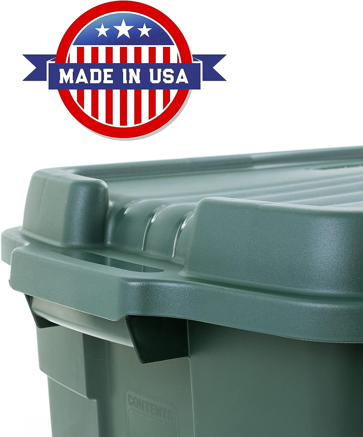 Rubbermaid EcoSense 54 Gal Recycled Plastic Storage Tote w/ Lid 2 Pack, Size: 54 Gal - 2 Pack, Green