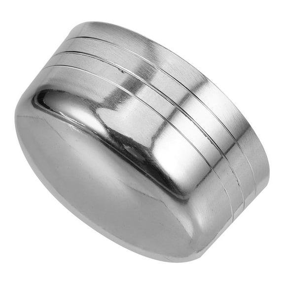 HOMOBABE Cocktail Shaker Lid 3 80X3 80X2 15in Silver Round Replacement Cover for Professional Bartending 1Pcs