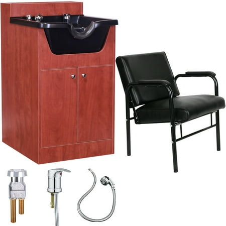 Beauty Salon Equipment Shampoo Bowl Sink Cabinet With Chair