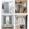 thumbnail image 2 of Shower Tension Bar Curtain Rod Without Drilling Rod Stainless Steel Telescopic Bar 55-85cm, Curtain Rod Without Drilling, 2 of 5
