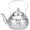 Silver(D), variant on 2000ml stainless steel antique style teapot,with Infuser, thickened boiling kettle, lifting handle,Silver