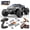 blue, variant on Crislove 1:18 Scale 4WD RC Car,36 km/h High Speed Monster Truck All Terrain Off-Road Remote Control Vehicle with Metal CVD & Waterproof, 2.4GHz Electric Truck with 2 Batteries, Gifts for Boys