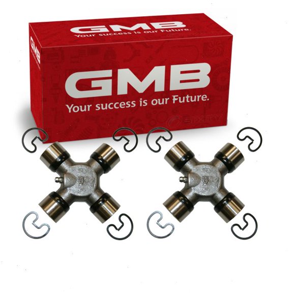 2 pc GMB Rear Shaft All Universal Joints compatible with Ford Transit-350 2015-2018 - Standard Grade