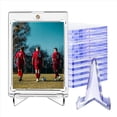thumbnail image 4 of 20Pcs 35PT-360PT Card Sleeves Display Holder Acrylic Stands Small Rack for Baseball Football Sports Card Trading&Display,20 x Magnetic Card Holder Stands,Clear Color, 4 of 8