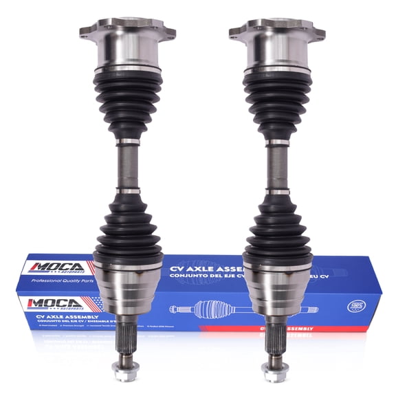 MOCA AUTOPARTS 66-1325 2x Front Left & Right CV Axle Assembly Fit for 2000-2013 GMC Yukon XL 2500 & 2000-2013 Chevrolet Suburban 2500 & 2003-2009 Hummer H2