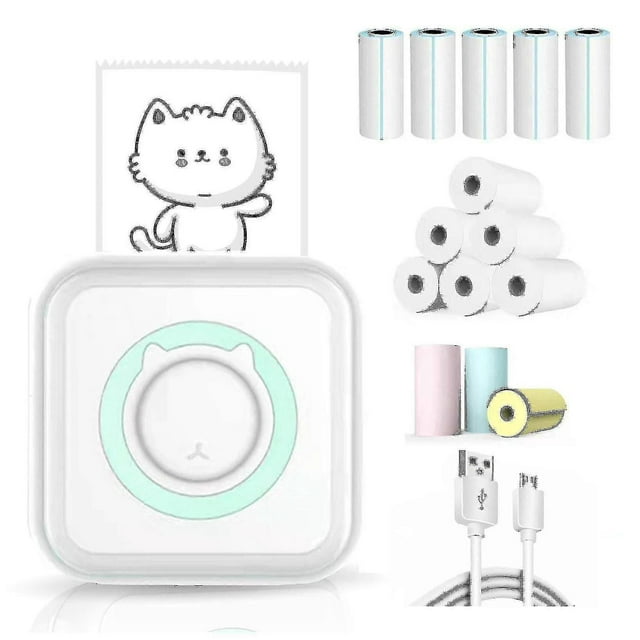 Mini Pocket Sticker Printer, Bluetooth Wireless Portable Mobile Printer Machine Thermal Printer For Notes, Memo, Photo, Pocket Label