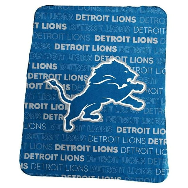 Logo Chair 611-23C NFL Detroit Lions Classic Fleece Blanket