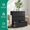 thumbnail image 4 of 3 Drawer Lateral File Cabinet with Lock Heavy Duty Large Metal Filing Cabinet Home Office Cabinets Wide Steel Cabinets for Legal/Letter Size,Assembly Required, 4 of 13