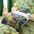 thumbnail image 3 of Erosebridal Triceratops Dinosaur Twin Comforter Sets for Kids Boys, Ankylosaur T-Rex Bedding Set, 3 of 6