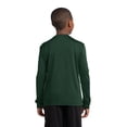 thumbnail image 2 of SPORT-TEK Boys' Long Sleeve PosiCharge Competitor Tee, Forest Green, X-Small, 2 of 5