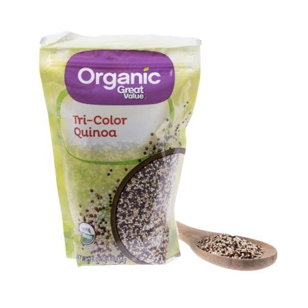 (3 Pack) Great Value Organic Tri-Color Quinoa, 16