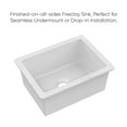 thumbnail image 3 of Whitehaus Whitehaus Collection Undermount/Drop-in Fireclay Kitchen Sinks, Stainless Steel Grid Included, 3 of 5