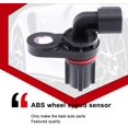 thumbnail image 2 of CCIYU 1 pc Rear Left/Right ALS1889 ABS sensor Fit for 2004-2011 for Ford F-150,2005-2012 for Ford F-250/F-350 Super Duty,2005-2011 for Ford F-450/F-550 Super Duty,2006-2008 for Lincoln Mark LT, 2 of 5